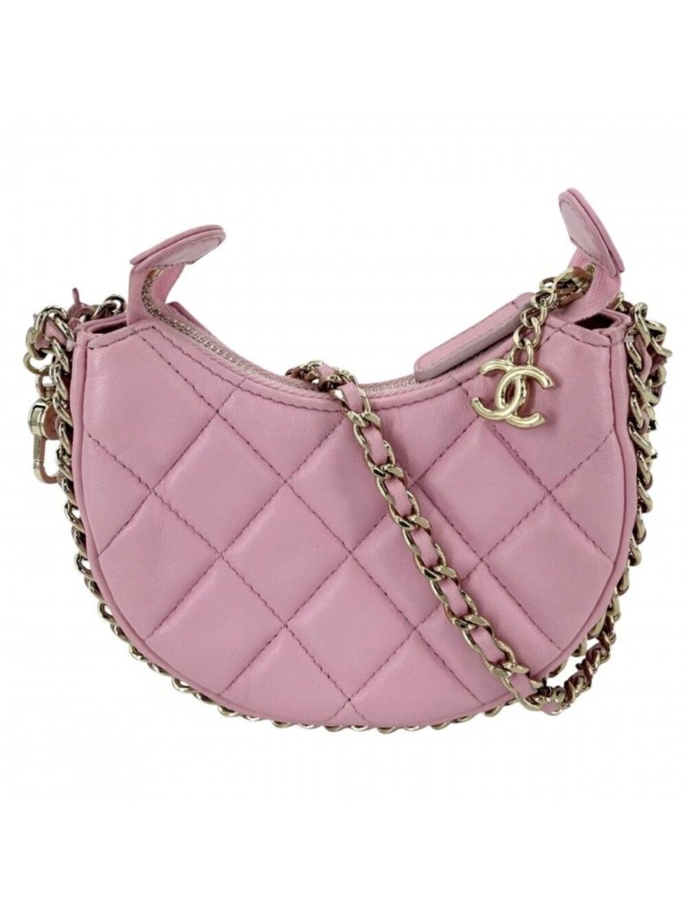 Chanel Shoulder Bag Quilted Mini Hobo Mini Chain Bag Pochette Crossbody